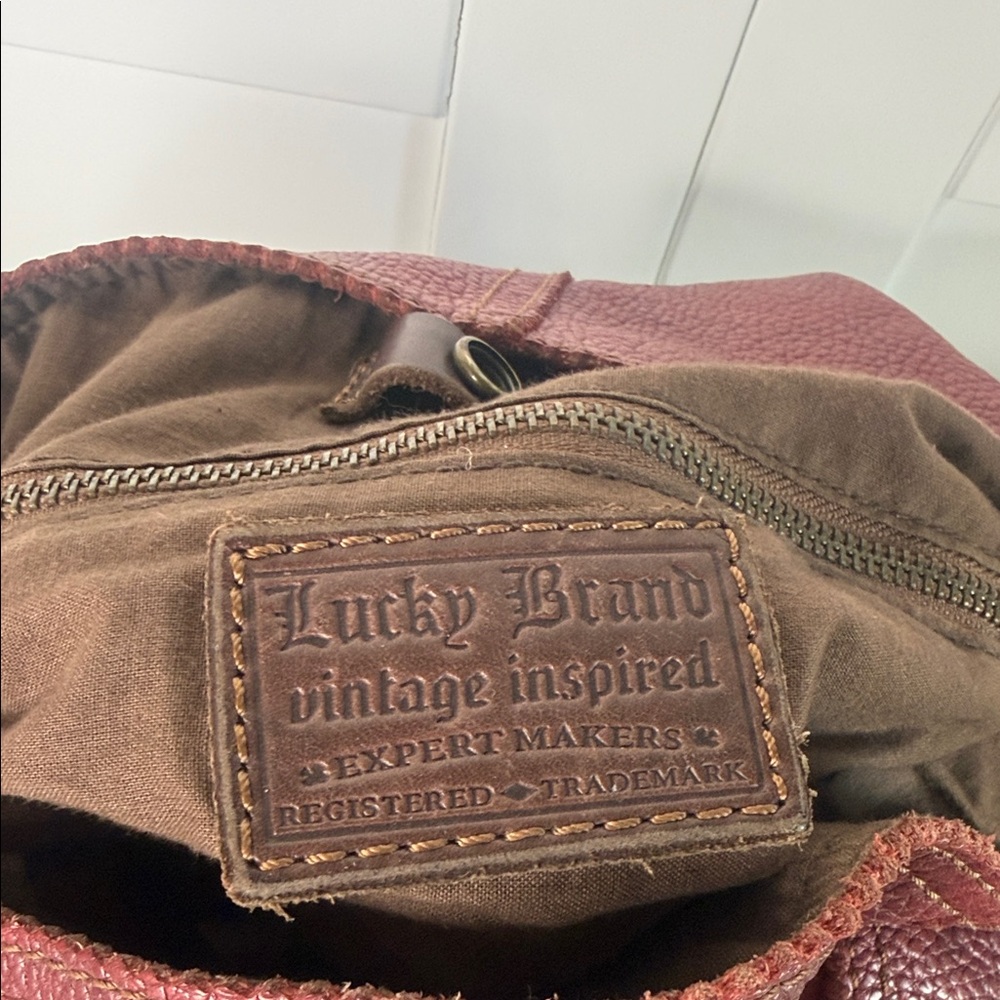 LUCKY BRAND Leather Handbag - Picture 6 of 9